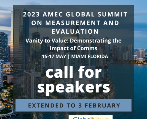 2023 AMEC Global Summit on Measurement and Evaluation_Call for Speakers