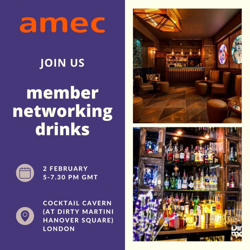 AMEC Member Networking Drinks