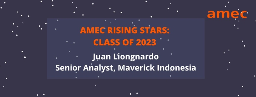 2023 AMEC Rising Star Juan Liongnardo_Senior Analyst_Maverick Indonesia