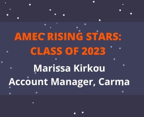 2023 AMEC Rising Star Marissa Kirkou_Account Manager_Carma