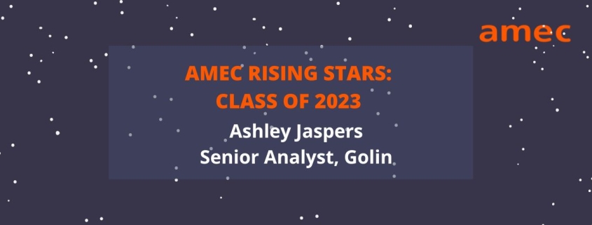 2023 AMEC Rising Star Ashley Jaspers_Senior Analyst_Golin
