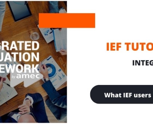 AMEC IEF Tutorial course – users’ stories