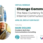 IABC Virtual webinar, 20 April