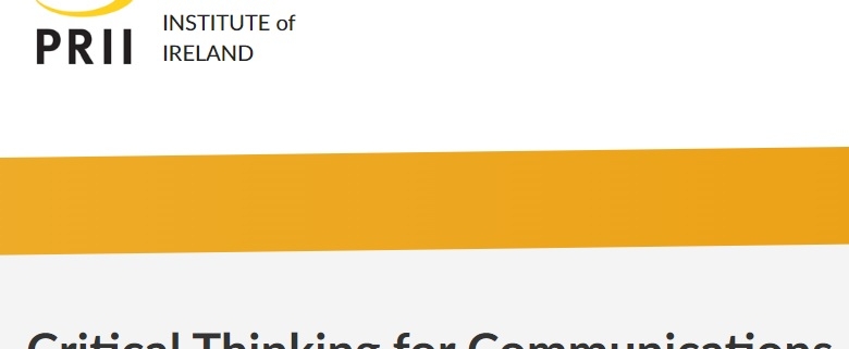 PRII e-workshop: Critical Thinking for Communications Professionals